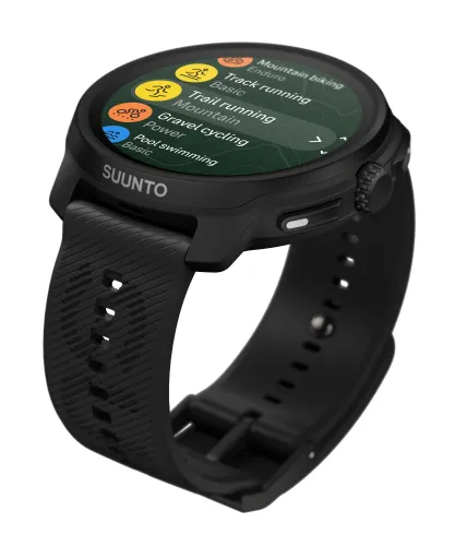 Zegarek sportowy Suunto Race 2 All Black 49mm GPS Czarny