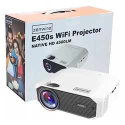 Projektor ZENWIRE Mini E450S (1280 x 720), 250 ANSI lumen, Wi-Fi, Bluetooth