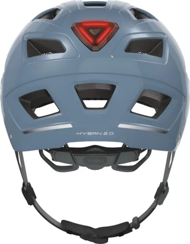Kask rowerowy ABUS Hyban 2.0 Glacier Niebieski Miejski (rozmiar M)