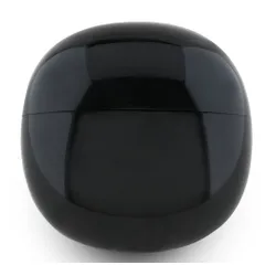 Słuchawki douszne GUESS Glossy Effect Egg Shape Printed Classic Logo Czarny