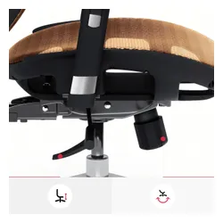 Fotel DIABLO CHAIRS V-Basic Czarno-pomarańczowy