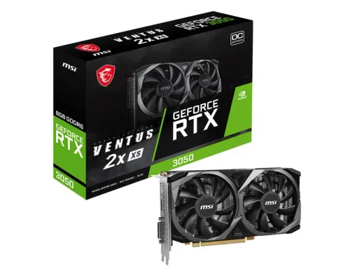 Karta graficzna MSI GeForce RTX 3050 VENTUS 2X XS OC 8GB GDDR6 128bit DLSS