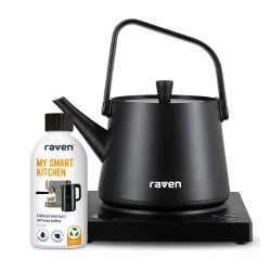 Czajnik Raven EC026 0,7l 1100W Regulacja temperatury + ECD001