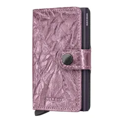 Secrid kompaktowy portfel z RFID Miniwallet Crunch - pink