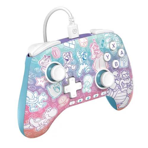 Pad PowerA Advantage Wired Controller Mushroom Kingdom do Nintendo Switch 2 Przewodowy