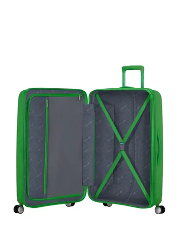 Большой чемодан EXP American Tourister Soundbox-grass green