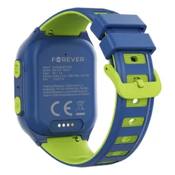 Smartwatch FOREVER Kids Boost KW-530 AI GPS WiFi 4G Niebiesko-zielony