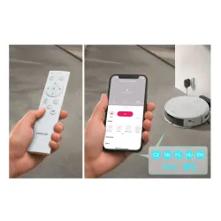 Robot sprzątający Sencor SRV 4150WH Funkcja mopowania 65dB