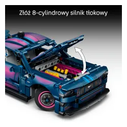 LEGO 42236 Technic: автомобиль Ford Mustang GT, набор блоков 10+