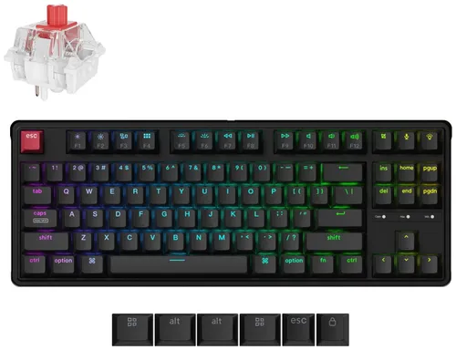 Klawiatura KEYCHRON C3 Pro 8K QMK Wired Custom Mechanical Super Red Switch