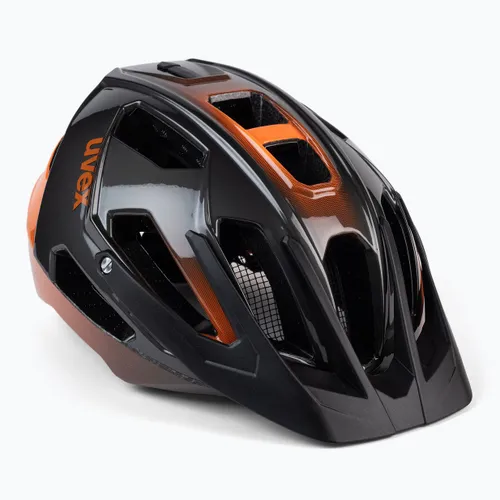 Kask rowerowy UVEX Quatro titan orange