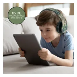 Słuchawki bezprzewodowe PowerLocus P2 Kids Nauszne Dla Dzieci Bluetooth 5.3 Moro