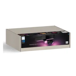 Oświetlenie punktowe Philips Hue White and Color Ambiance Centris 3 Cross Czarny