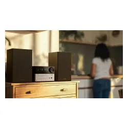 Wieża Philips TAM3205M2/12 20W Bluetooth Radio FM Czarno-srebrny