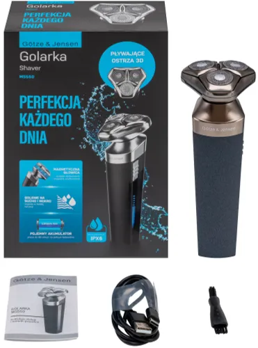 Golarka GOTZE & JENSEN MS550 Na mokro i sucho