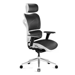 Fotel DIABLO CHAIRS V-Commander Biało-czarny