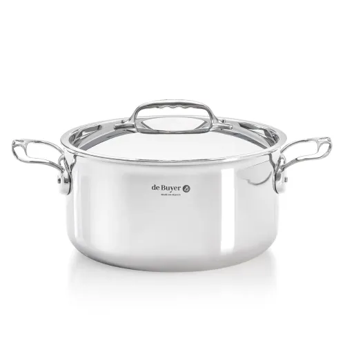 DE BUYER Affinity 5,4 l - garnek ze stali nierdzewnej z pokrywką