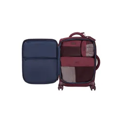 Pokrowiec podróżny Lipault Plume Cube M - bordeaux