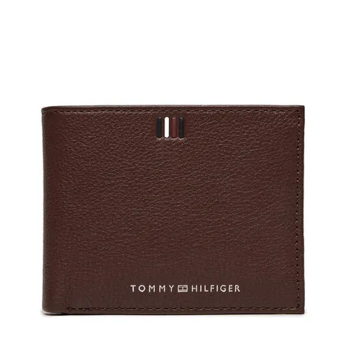 Большой мужской кошелек Tommy Hilfiger Th Central Mini CC Wallet Am0am11854 Dark Chestnut GT8