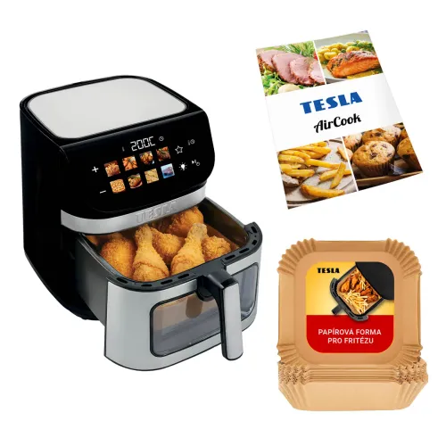 Air fryer Tesla AirCook DualHeat QD73 XXL 2200W 9l