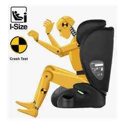 Fotelik samochodowy TULANO Joy 20 I-Size 100-150 cm (15-36 kg) Czarno-szary