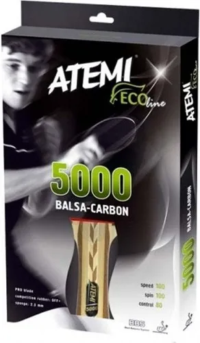 Atemi 5000 Balsa Karbon Anatomik Masa Tenisi Raketi (17148)