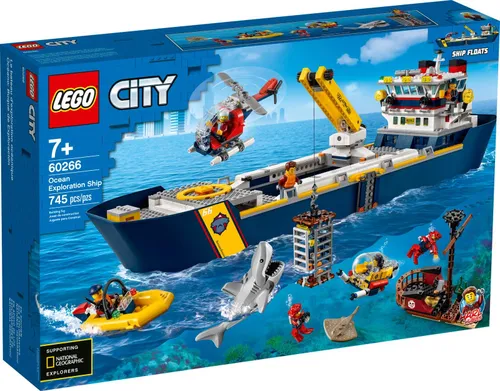 Конструктор Lego 60266 City - Океан: исследовательское судно