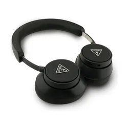 Słuchawki nauszne GUESS Saffiano Triangle Logo Czarny