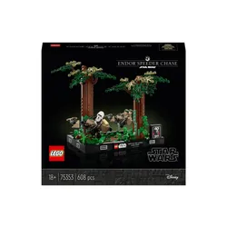 LEGO Star Wars Diorama: Pościg na ścigaczu przez Endor 75353