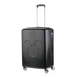 Walizka średnia poszerzana Samsonite Mickey Pixel - black