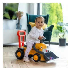 Falk Jeździk Traktor Koparka Komatsu Z Łyżką I Klaksonem 1-3 Lat