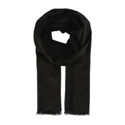Eșarfă Calvin Klein logo Formal eșarfă ușoară 35x180 K50k509745 CK Black BAX