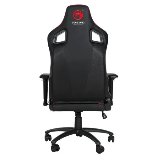 Fotel Marvo CH-118 Gamingowy do 150kg Skóra ECO Czerwony