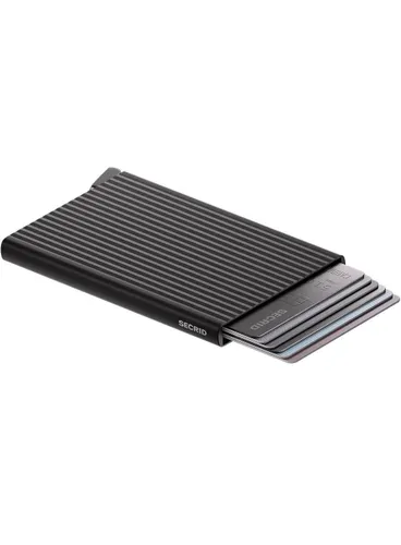 Etui na karty RFID Secrid Premium Cardprotector Fluted + - black