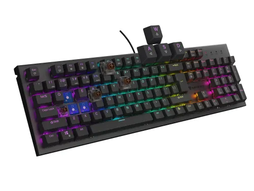 Klawiatura mechaniczna Genesis Thor 303 RGB Outemu Brown Czarny
