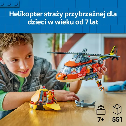LEGO 60503 City Helikopter straży przybrzeżnej