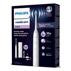 Szczoteczka soniczna PHILIPS Sonicare 6500 HX7410/02 Biały