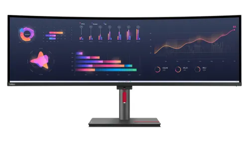 Monitor Lenovo ThinkVision P49w-30 49" 5K IPS Black 60Hz 4ms Zakrzywiony Profesjonalny