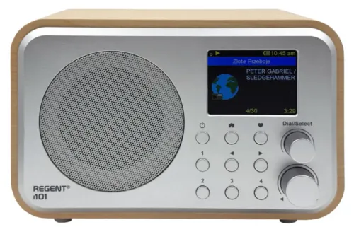 Radioodbiornik Ferguson i101 Radio FM DAB+ Internetowe Bluetooth Srebrno-brązowy