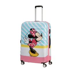 Walizka duża American Tourister Wavebreaker Disney - Minnie pink kiss