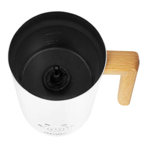 Spieniacz ZEEGMA Milkee Wood Biały