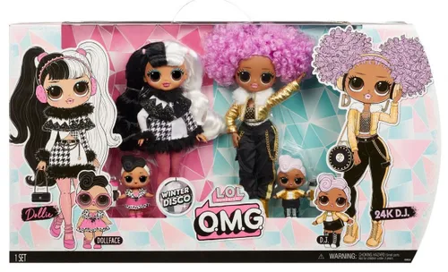 Mga L.O.L. Surprise Зимняя дискотека OMG Dollie &amp; 24K DJ Doll Set