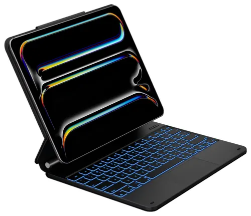 Etui na iPad Air 13 cali TYPECASE Edge Czarny Klawiatura