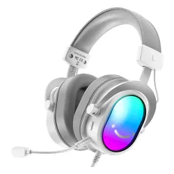 Słuchawki przewodowe z mikrofonem Fifine AmpliGame H16 Nauszne Biały