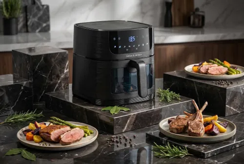 Air Fryer Frytkownica beztłuszczowa GÖTZE & JENSEN AF610K 6l 8 automatycznych programów