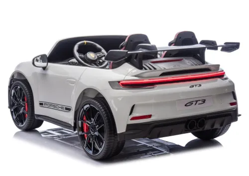 Samochód Na Akumulator Dla 2 Dzieci Porsche 911 Gt3 24V Eva LED 2 Silniki