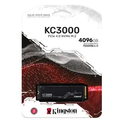 Kingston KC3000 4TB M. 2 2280 PCI-E x4 Gen4 NVMe SSD (SKC3000D/4096G)