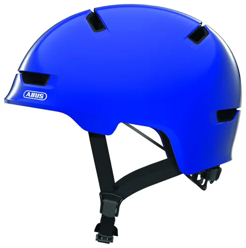 Kask rowerowy ABUS Youth Shiny Niebieski dla Dzieci (rozmiar M)