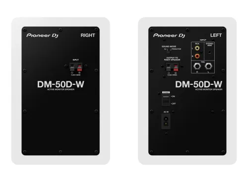 Kolumny Pioneer Dj Dm-50D-W Biały 2szt.