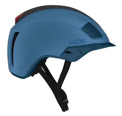 Kask rowerowy LAZER Next KinetiCore Niebieski Miejski z lampką (rozmiar S)